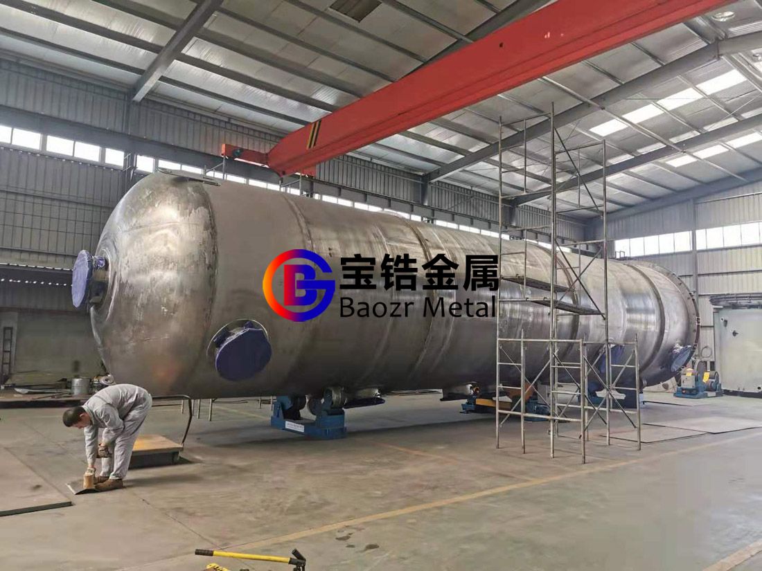 锆合金材料在化工与烧碱设备制造中的加工工序及方法